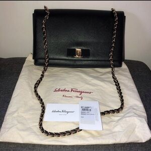 Salvatore Ferragamo large ginny vara bag